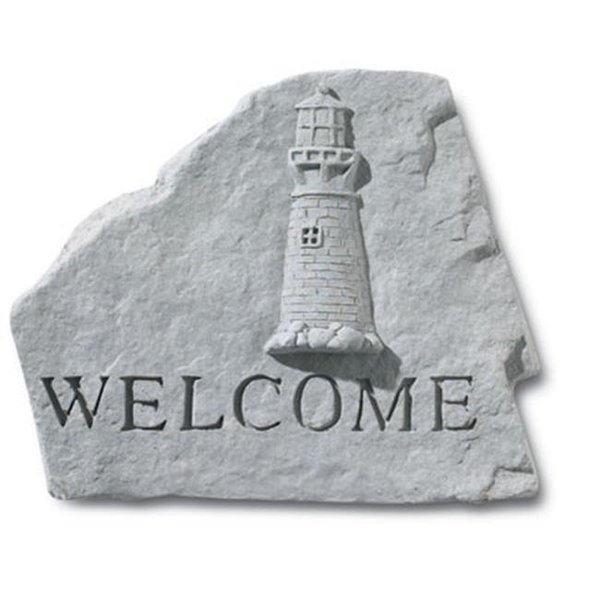 Kay Berry Inc Kay Berry- Inc. 67520 Welcome - Lighthouse Garden Accent - 11.5 Inches x 9.5 Inches 67520